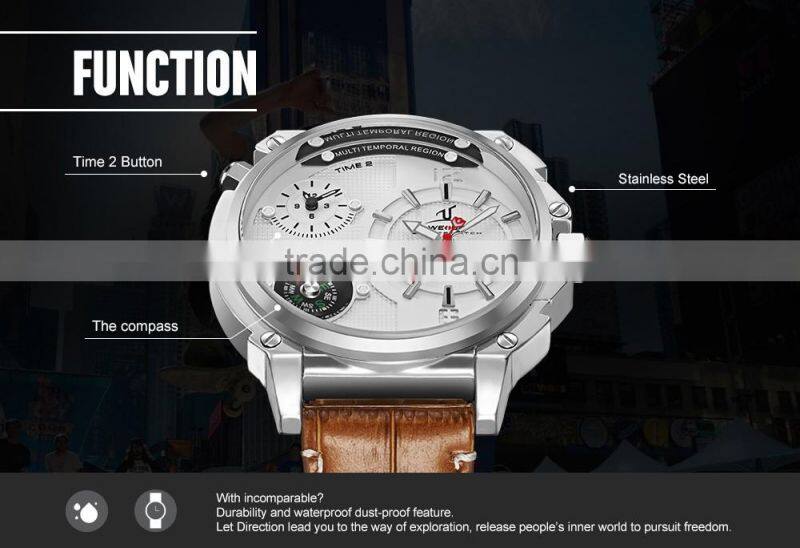 Alibaba WEIDE watches men from china manufacturer stainless steel watch factory