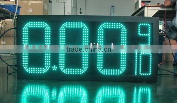 48 inches 12" 8.889 Green LED gas price signs digital for Gas Station