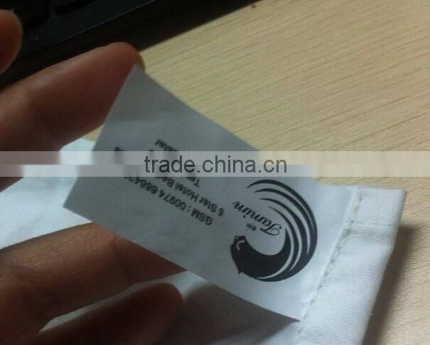 NANTONG MANUFACTURE HOTEL SATIN STITCH 100COTTON WHITE DUVET COVER