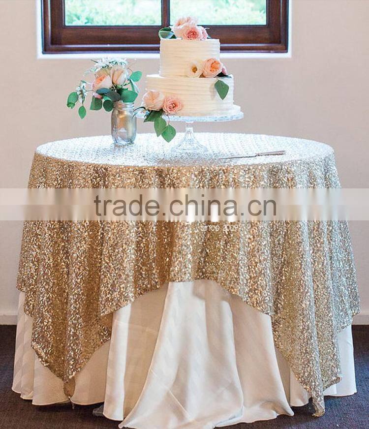 Sequin table overlay cheap wedding table overlay