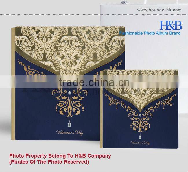 10*10 14*14 Crystal And Paiting Cover Fashion Hot Sale Photo Book Wedding Photo Album
