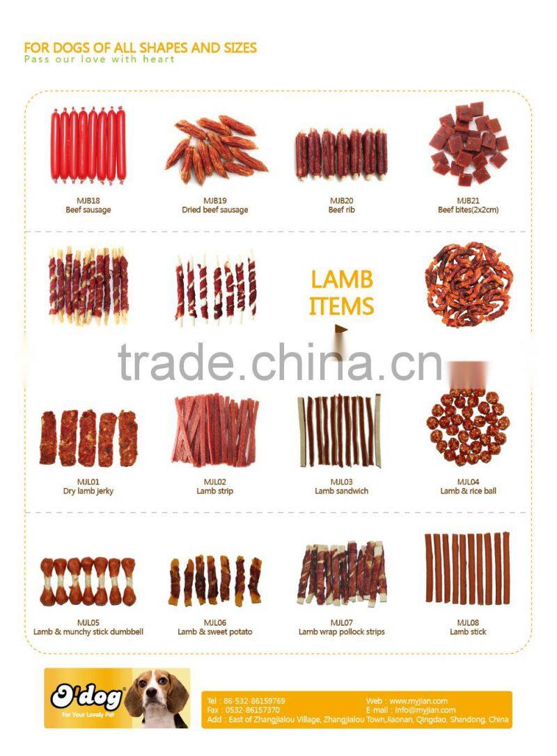 lamb big sushi Dog Food and snack pet treats