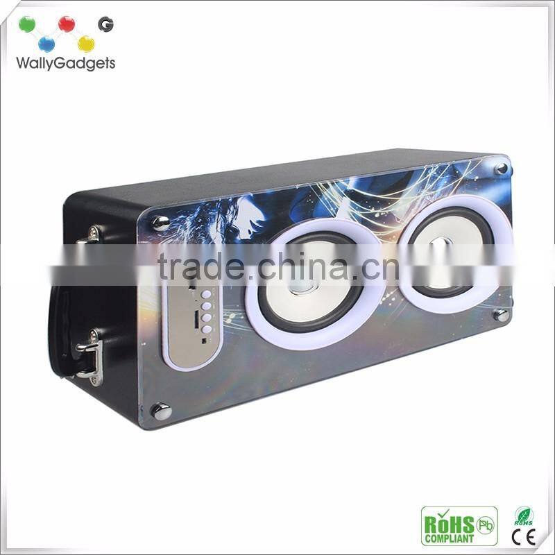 BoRuiZe manufacotry sale original with controller black portable bluetooth speaker for mobilephone