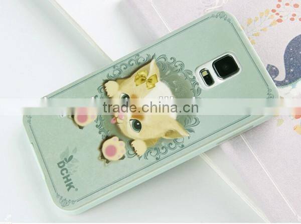 Custom korea print mobile phone accessory for samsung galaxy s5 back cover