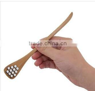 Wooden honey dipper