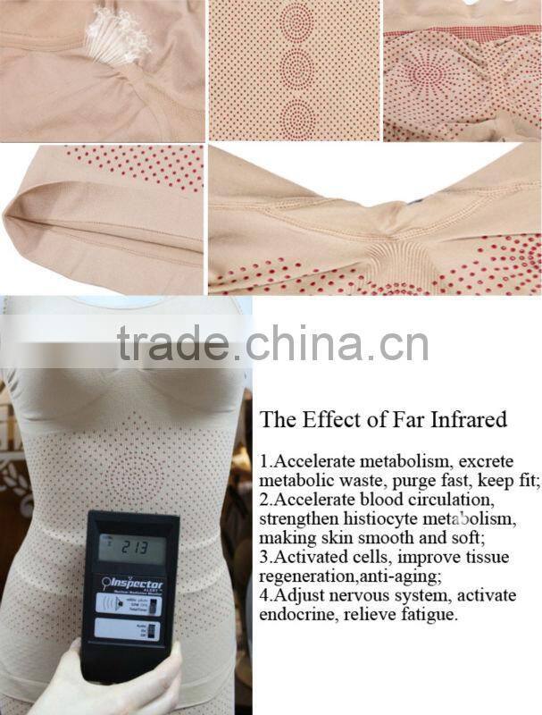 Far Infrared Rays Body Shaper Sexy Women's Seamless Shapewear Tourmaline Underwear 3-pieces
