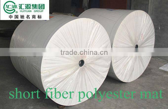 short fiber polyester mat