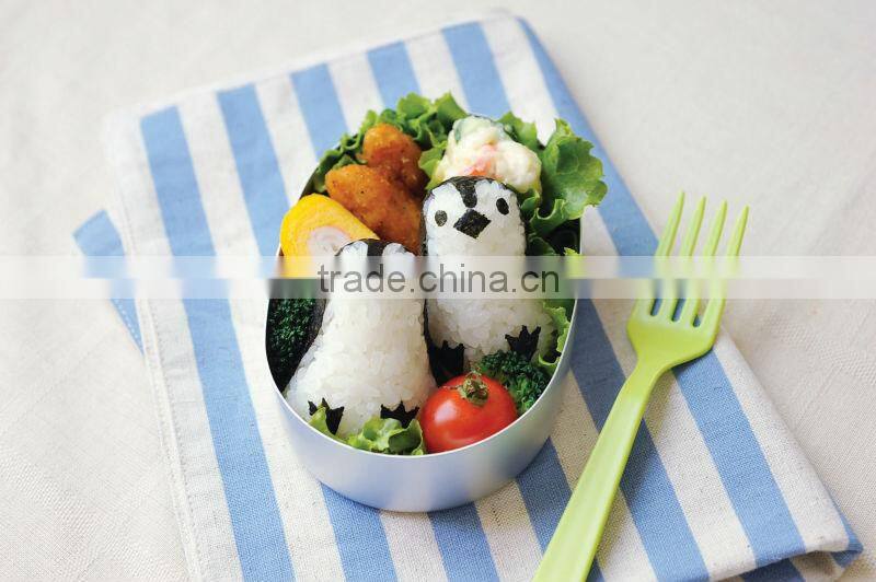 japanese food kitchenware best cookware cutter set animal baby penguin toy rice ball set Baby penguin onirigi