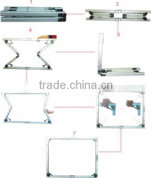 Protable Fold Projection Screen,quick folding screen with flight case (front +rear projection screen fabric)
