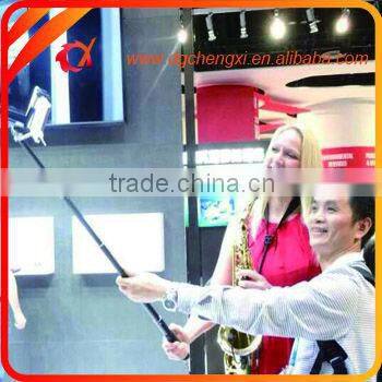 Hot bluetooth selfie handheld stick wired monopod cellphone