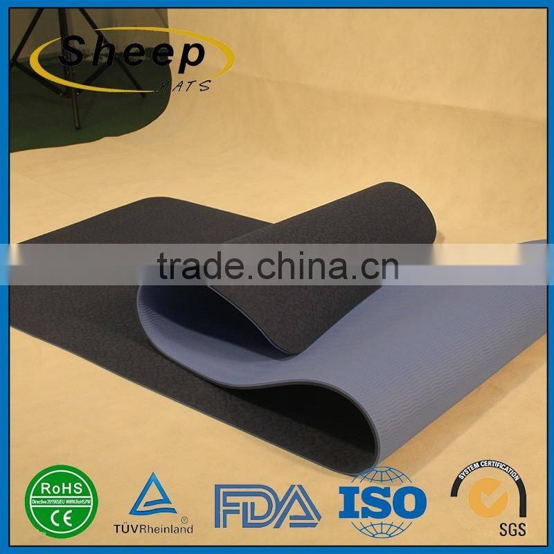 Wholesale custom anti slip 6mm soft high quality yoga mat