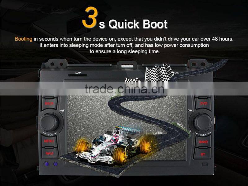 7 Inch android 4.4 quad core Car GPS for TOYOTA PRADO 2002 2003 2004 with Russia Menu support TPMS