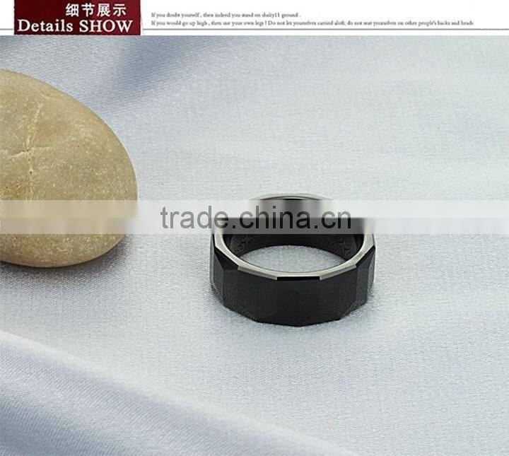 KSTONE 2015 latest charm design black ceramic rings for men and women