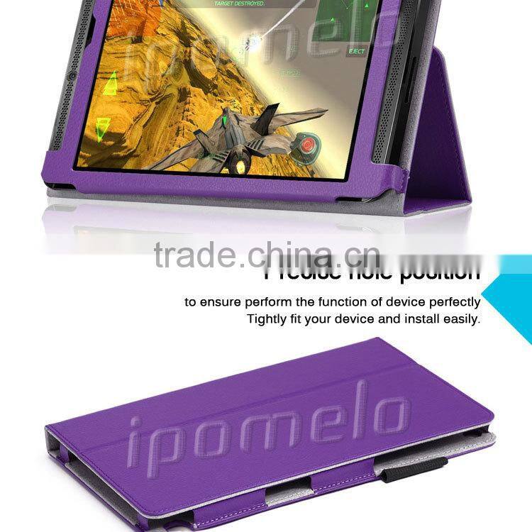 Cusotmized fashion design leather tablet case for Nvidia Shield Tablet