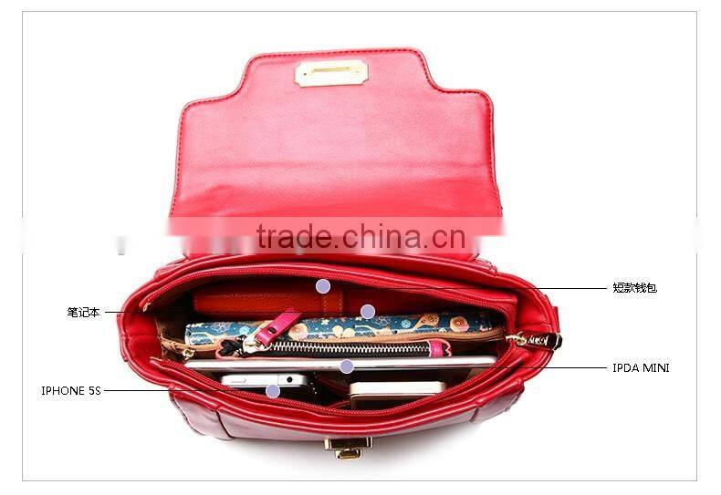 2016 latest design fashion real leather bags handbag for ladies women tote