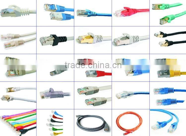 UTP/FTP cat 5e CAT6 PATCH CORD wiht RJ45 connector high speed good price
