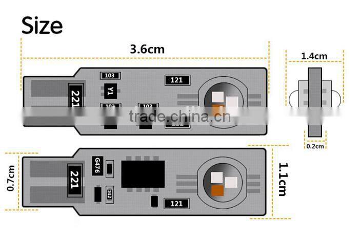 Multi-Color Strobe Lights T10 LED flash RGB Interior Lights Dashboard Lamps