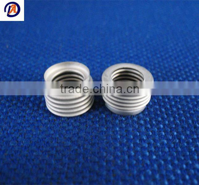 Flexible corrugated conduit tube with big diameter bellows and bellows assembly