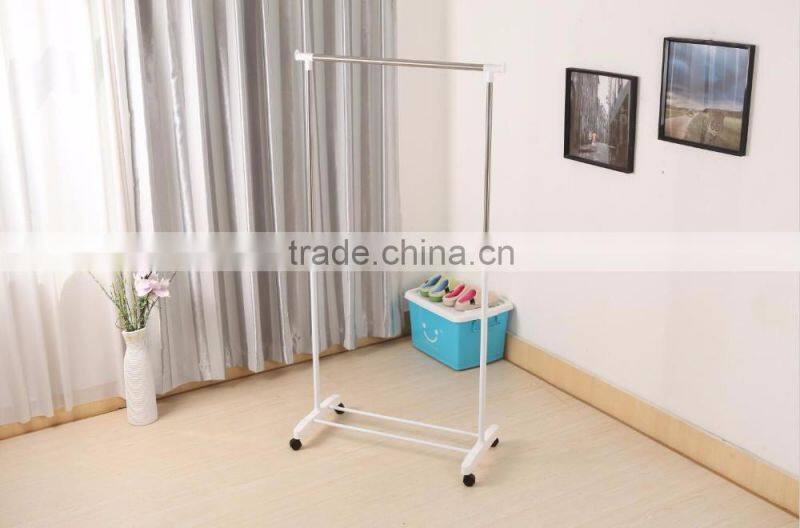 Stainless steel vertical clothes hanger rack