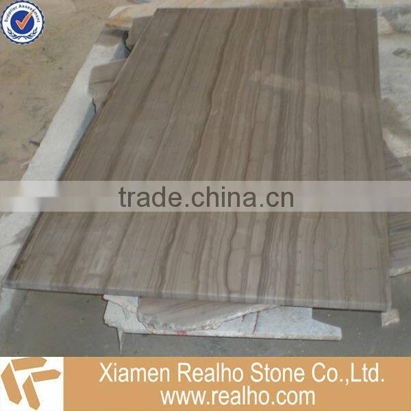 Good price Athens wooden marble slabs