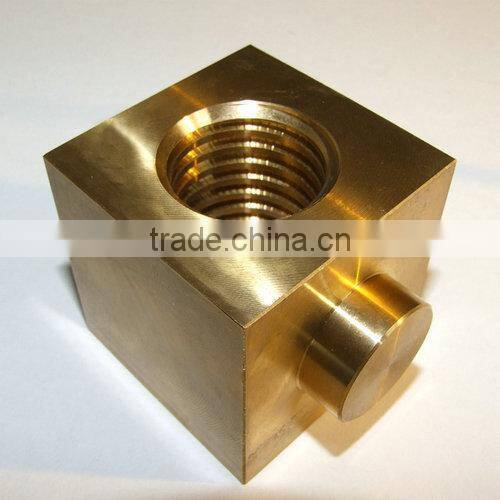 Brass copper nut precision machine parts cnc brass service