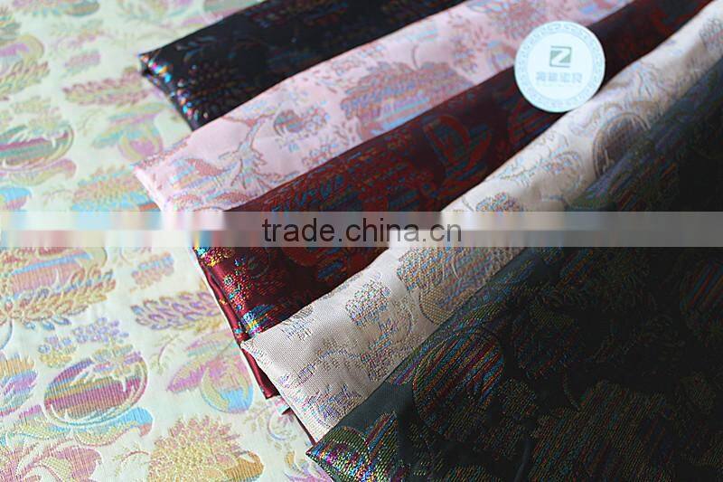 shiny dress fabric for evening elegant dress cloth