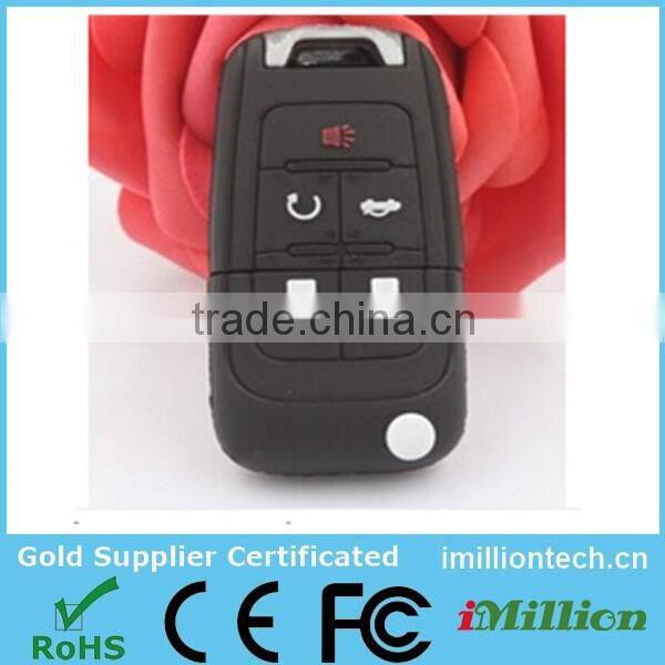 OEM PVC 2gb / 4gb USB Stick Car Key Shape USB Flash Drives With Free Sample Custom