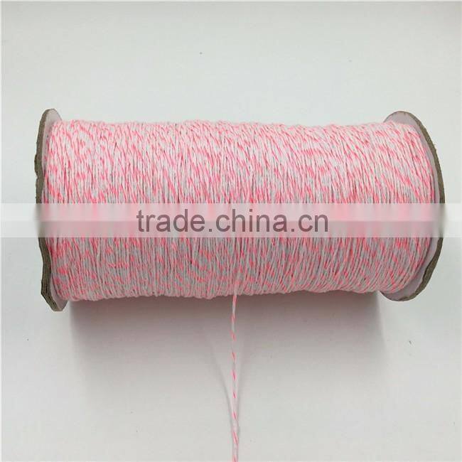 Wholesale High Quality 1mm Polyester Double-Color Twist Rope