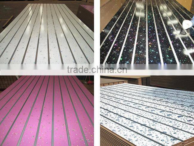 PVC Coated MDF Board , PVC Coating MDF