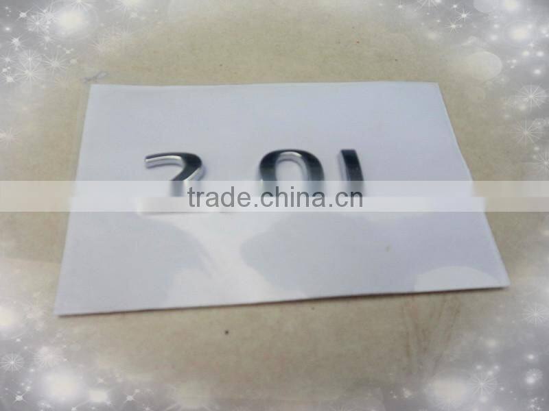 Chrome Plastic 2.0L logo badges