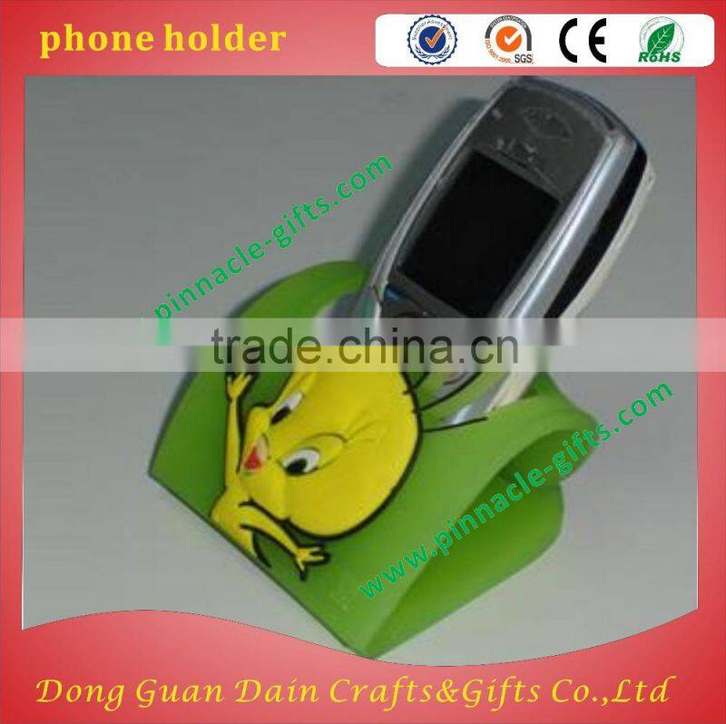 3d silicone mobile phone holders with charms