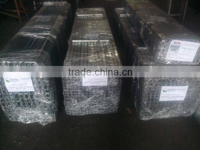 stainless C channel 41*41 with slotted