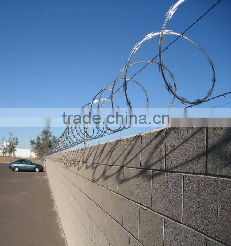 PVC coated razor barbed wire factory
