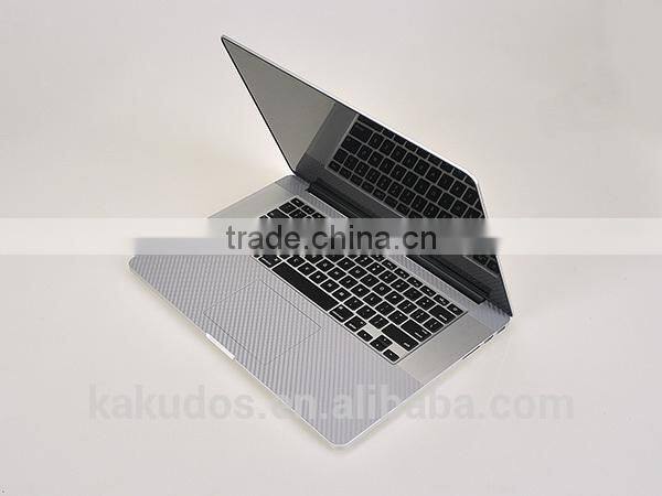 Hot Sell High Quality Carbon Fiber Vinyl Skin for 15.4'' Macbook Pro