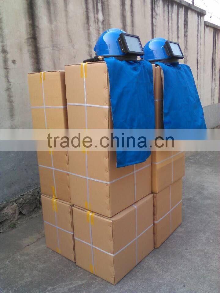 High quality Sand blast helmet with shoulder