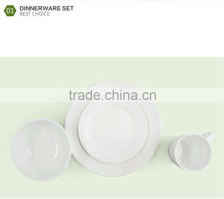 Wholesale 16pcs Ceramic Dinnerware set, Turkish Porcelain Dinner Set
