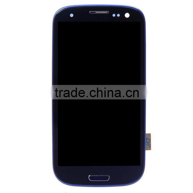 Original LCD for Samsung i9300 Galaxy S3 LCD with Digitizer , LCD S3 I9300, For Samsung Galaxy S3 i9300 i747 i535 t999 LCD