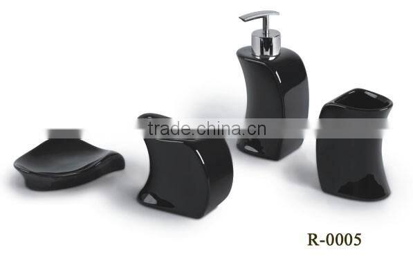 R-0037 Cute 4pcs china sanitary ware bathroom accessory