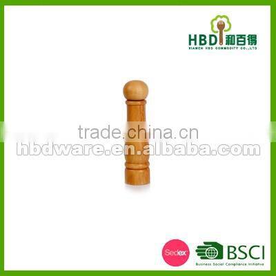 Wooden pepper mill and shaker set