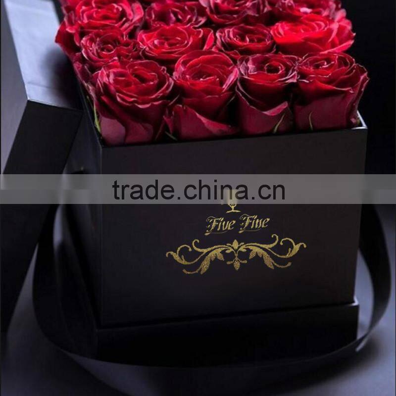 Luxury flower box packaging