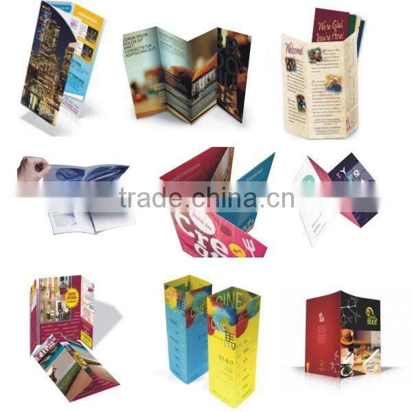 XHFJ Advertising booklet customized 4 color flyer printing