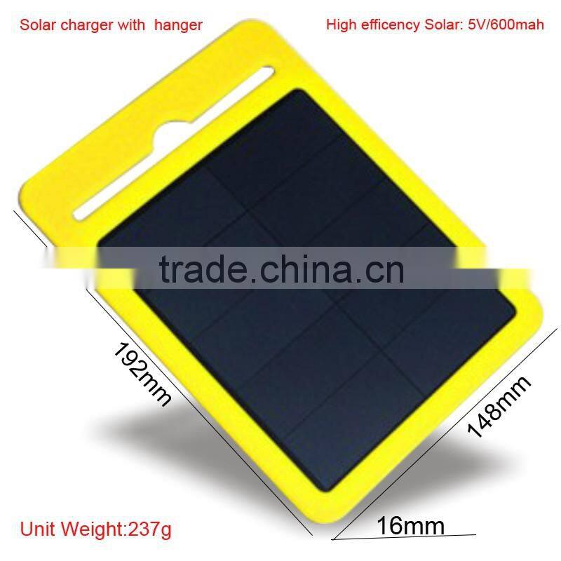 portable mobile solar power bank 3000 for