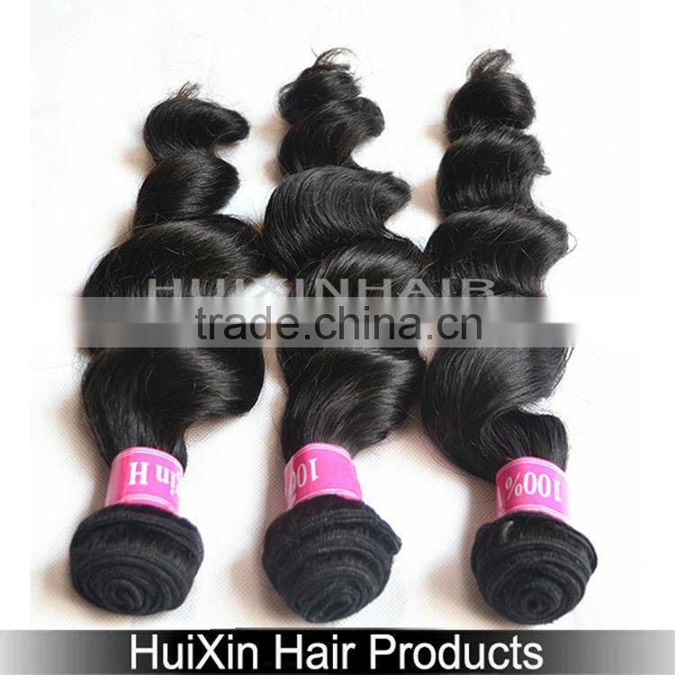 Wholesale AAAAA Virgin brazilian weave hair Unprocessed natural loose curl wholesale brazilian virgin hair