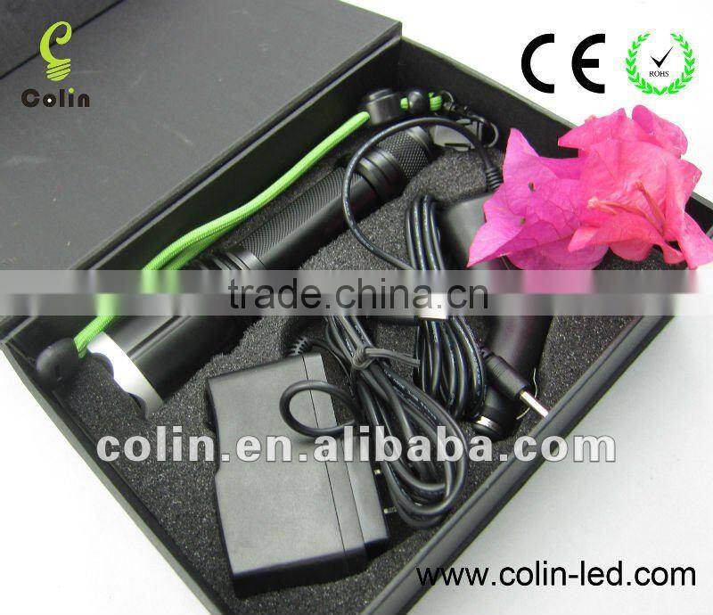 Super bright Aluminum Police cree led torch