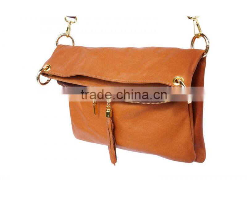 Hobo bag with long strap handbags italian bags genuine leather florence leather fashion