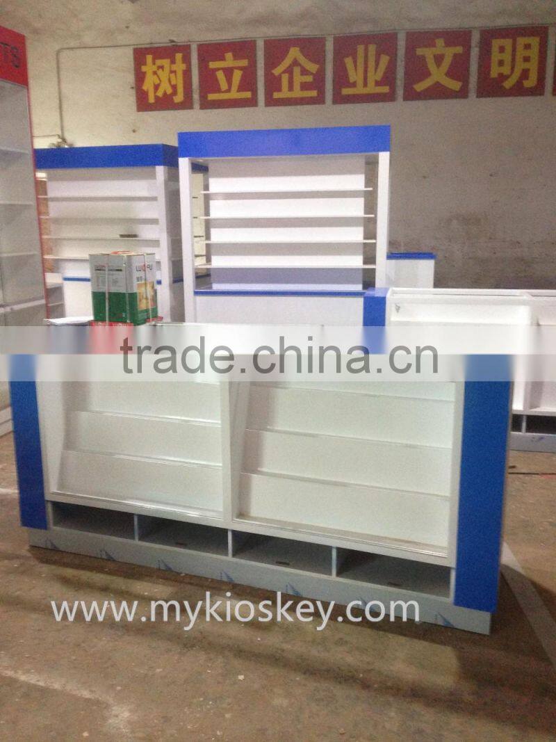 Factory customized mobile phone accessories kiosk for mobile phone accessories display