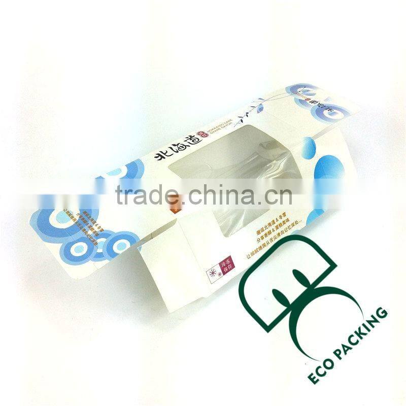 custom cake boxes and packaging with PVC window