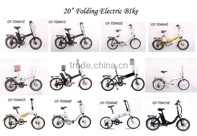 New beautiful rear carrier folding ebike
