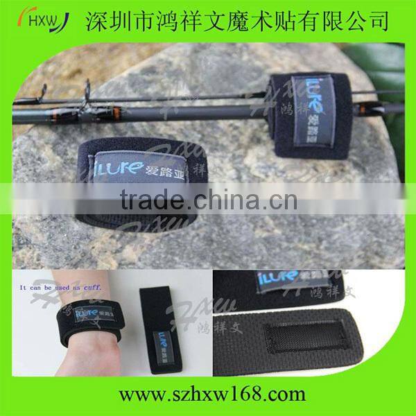 2015 new coming hook and loop fishing rod strap