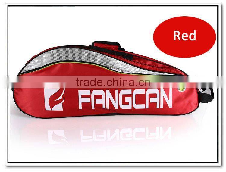FANGCAN Double Compartment Racket Bags for 6 Pieces Capacity with Seperated Shoes Bag